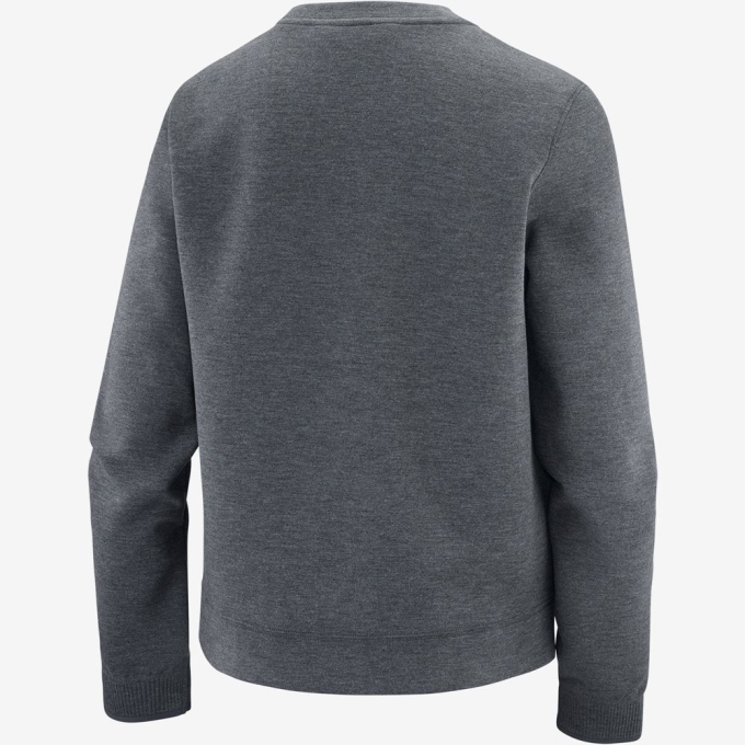 Dámské Mezivrstvy Salomon COMET CREW NECK PULL W Tmavě Šedé | CZ-69175IH