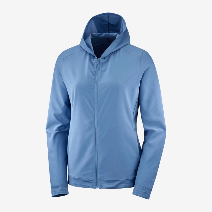 Dámské Mezivrstvy Salomon COMET LIGHT HOODIE W Blankyt | CZ-14537KJ