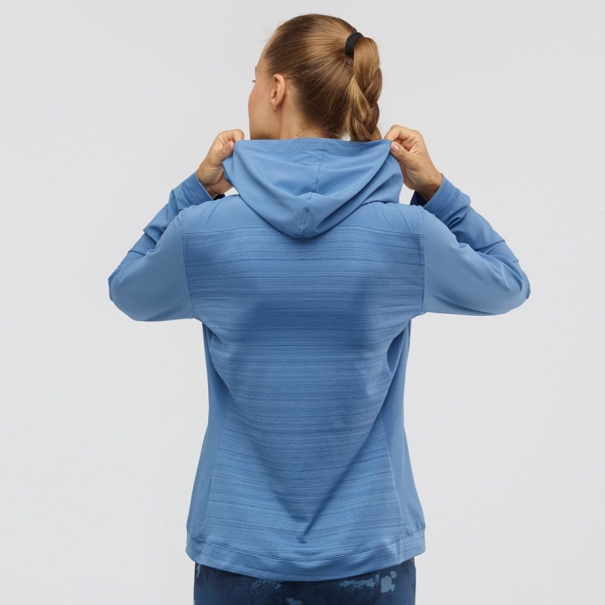 Dámské Mezivrstvy Salomon COMET LIGHT HOODIE W Blankyt | CZ-14537KJ