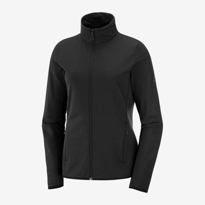 Dámské Mezivrstvy Salomon OUTRACK FULL ZIP Blankyt | CZ-46137ZR