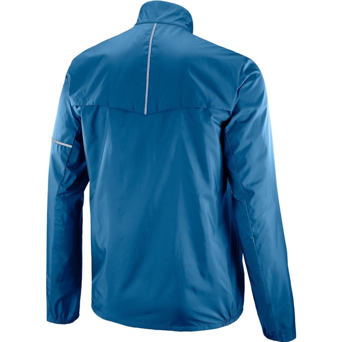 Pánské Mezivrstvy Salomon AGILE WIND JKT M Blankyt | CZ-29874CM