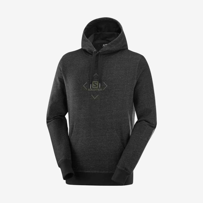 Pánské Mezivrstvy Salomon SHIFT HOODIE M Černé | CZ-04962AQ