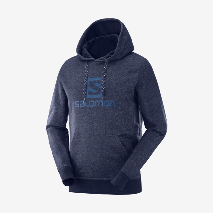 Pánské Mezivrstvy Salomon SHIFT HOODIE M Tmavě Blankyt | CZ-96427OF