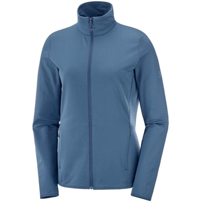 Dámské Mezivrstvy Salomon OUTRACK FULL ZIP W Tmavě | CZ-58031FK