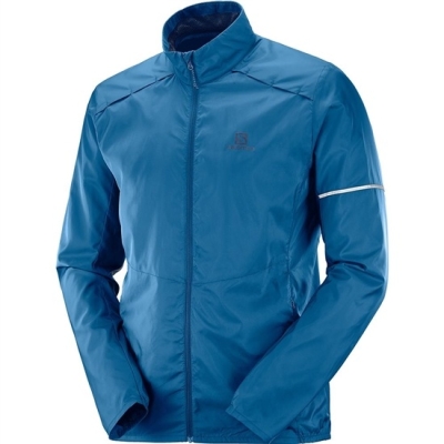 Pánské Mezivrstvy Salomon AGILE WIND JKT M Blankyt | CZ-29874CM