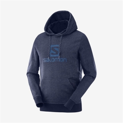 Pánské Mezivrstvy Salomon SHIFT HOODIE M Tmavě Blankyt | CZ-52180EG